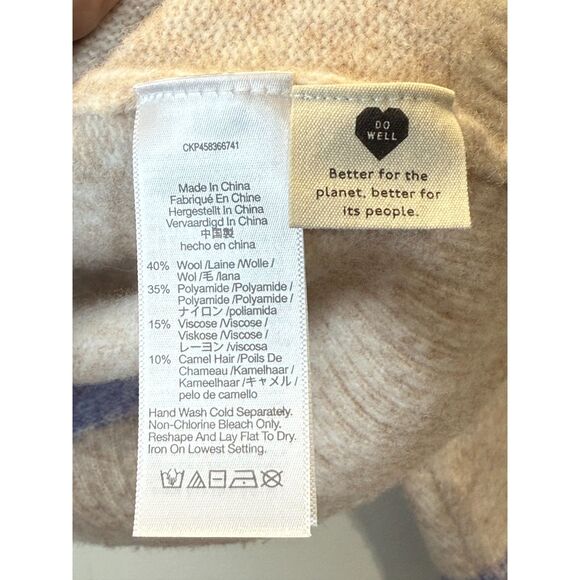 Madewell Women's NC683 Size XS Heather Chalk Cedarbrook Pullover Sweater - Picture 8 of 8